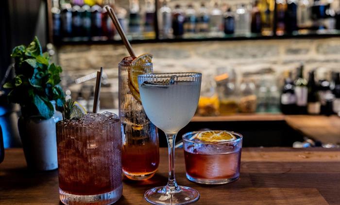 Cocktails from the bar